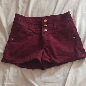 Maroon Shorts